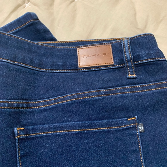 Tahari Dark Blue Women's Straight Leg Jeans - Picture 6 of 6